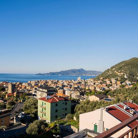 093 - Casa Panorama, Vista Mare E Vista Portofino, 500 Metri Centro Di Chiavari, Posto Auto Gratis Inclusoアパートメント エクステリア 写真