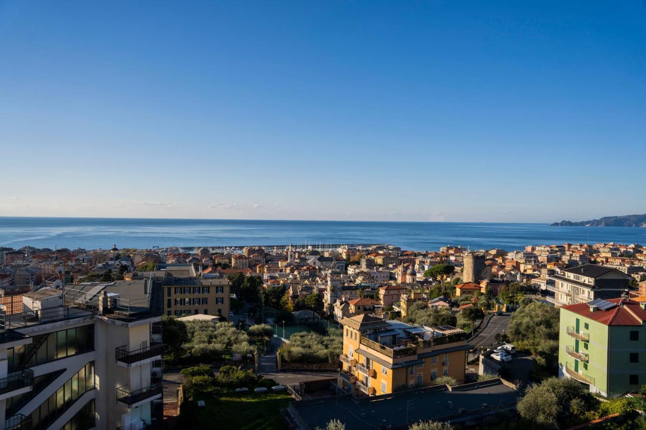 093 - Casa Panorama, Vista Mare E Vista Portofino, 500 Metri Centro Di Chiavari, Posto Auto Gratis Inclusoアパートメント エクステリア 写真